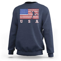 Patriotic Soccer Sweatshirt USA American Flag Team - Wonder Print Shop