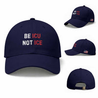 Be ICU Not ICE Baseball Cap Alex Pretti Memorial Tribute Minneapolis 2026