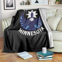 I Stand With Minnesota Throw Blanket Rebel Common Loon Minnesota Protest