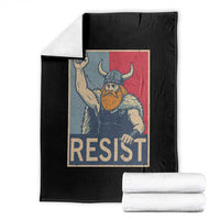 Funny Minneapolis Viking Resist Abolish Ice Protest Throw Blanket