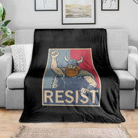 Funny Minneapolis Viking Resist Abolish Ice Protest Throw Blanket