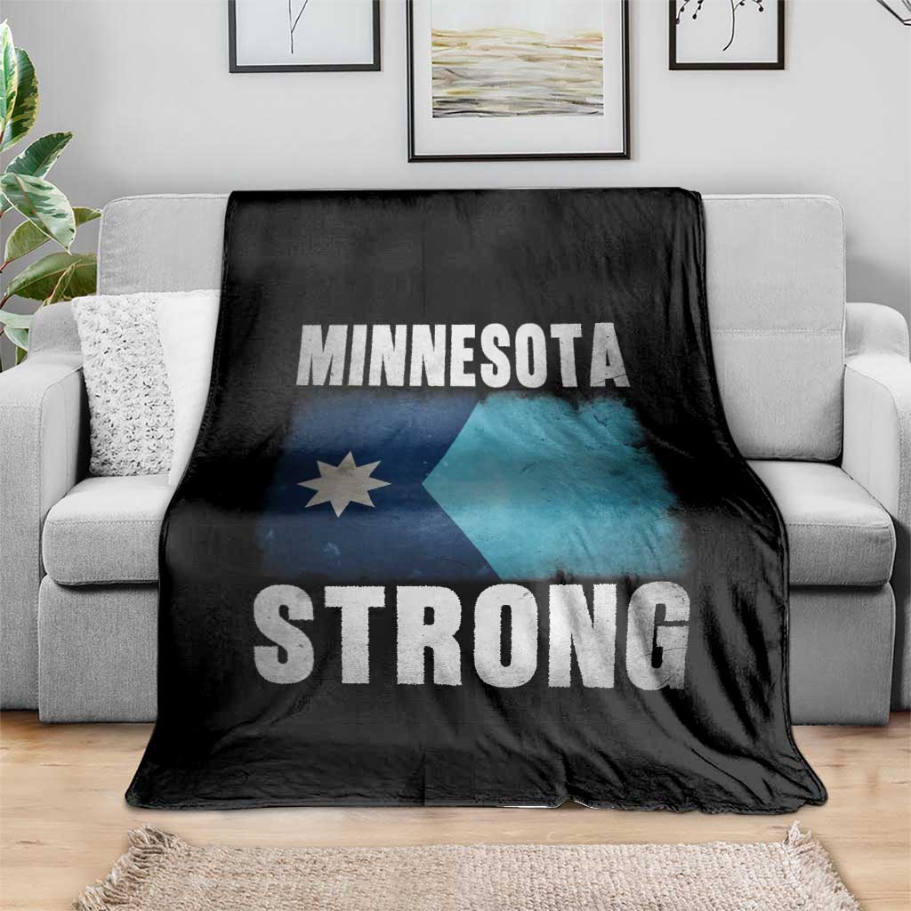 Minnesota Strong Throw Blanket MN State Pride Community Resistance