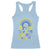 Down Syndrome Awareness Racerback Tank Top Brave Strong Smart Capable Rainbow