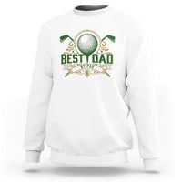 Funny Golfing Dad Sweatshirt Best Dad By Par Fathers Day
