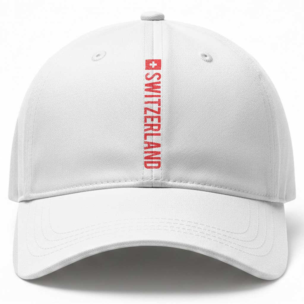 Switzerland Heritage Vintage Swiss Flag Schweiz Baseball Cap