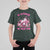 Breast Cancer Awareness T Shirt For Kid In October We Wear Pink Halloween Ghost Pumpkin Wine Skull - Wonder Print Shop