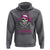 Breast Cancer Awareness Hoodie Treasure The Chest Pirate Skull Sword Pink Ribbon - Wonder Print Shop