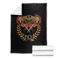 SPQR Ancient Rome Roman Empire Roman History Throw Blanket