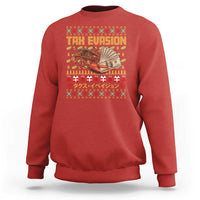 Tax Evasion Lobster Christmas Sweatshirt Funny Sarcasm Oddly Specific Meme - Wonder Print Shop