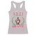 Funny Anti Valentine Girl Club Racerback Tank Top Love Potion Skull