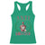 Funny Anti Valentine Girl Club Racerback Tank Top Love Potion Skull