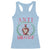 Funny Anti Valentine Girl Club Racerback Tank Top Love Potion Skull