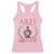 Funny Anti Valentine Girl Club Racerback Tank Top Love Potion Skull