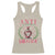 Funny Anti Valentine Girl Club Racerback Tank Top Love Potion Skull