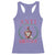 Funny Anti Valentine Girl Club Racerback Tank Top Love Potion Skull