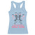 Funny Anti Valentine Girls Club Racerback Tank Top Anti Valentine's Day Skeleton