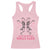 Funny Anti Valentine Girls Club Racerback Tank Top Anti Valentine's Day Skeleton