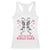 Funny Anti Valentine Girls Club Racerback Tank Top Anti Valentine's Day Skeleton