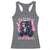 Funny Anti Valentines Day Racerback Tank Top Love Is In The Air Try Not To Breathe Gas Mask