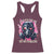 Funny Anti Valentines Day Racerback Tank Top Love Is In The Air Try Not To Breathe Gas Mask