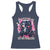 Funny Anti Valentines Day Racerback Tank Top Love Is In The Air Try Not To Breathe Gas Mask