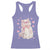 Funny Valentine's Day Cute Heart Cat Racerback Tank Top