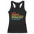 Funny Anti Valentine's Day Racerback Tank Top Retro Vintage Happy Consumer Driven And Trivial Interpretation Of Love Day