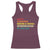 Funny Anti Valentine's Day Racerback Tank Top Retro Vintage Happy Consumer Driven And Trivial Interpretation Of Love Day