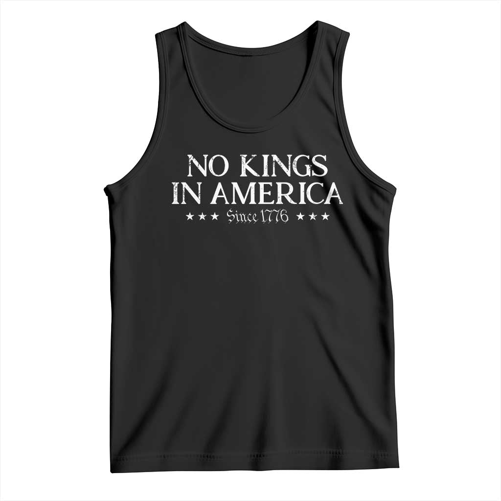 No Kings In America Since 1776 Tank Top Vintage Star