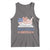 Funny National Reading Month Books Readers Tank Top Reading Across America Teacher American Flag