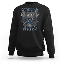 Scottish Viking Axes Celtic Knot Sweatshirt Scottish Flag