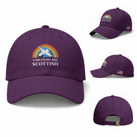 Funny Scotland Pride Unicorn Baseball Cap Unicorns Are Scottish Rainbow