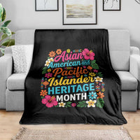 AAPI Asian American and Pacific Islander Heritage Month Throw Blanket