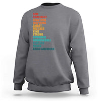 I Am Confident Beautiful Inspiring Asian American Sweatshirt AAPI Heritage Month