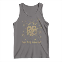 Sad Bug Summer Y2k Ladybug Grunge 2000s Vintage Tank Top Folk Music Bugs Lover