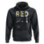 RED Friday Hoodie Remember Everyone Deployed Vintage American Flag Military Veterans