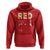 RED Friday Hoodie Remember Everyone Deployed Vintage American Flag Military Veterans