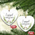 Personalized Engaged 2024 Christmas Ornament Custom Name Mr & Mrs Engagement Bird Mistletoe - Wonder Print Shop