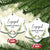 Personalized Engaged 2024 Christmas Ornament Custom Name Mr & Mrs Engagement Bird Mistletoe - Wonder Print Shop