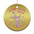 Funny New Year 2025 Same Hot Mess Christmas Ornament New Year's Eve Party Coquette Champagne Glass - Wonder Print Shop