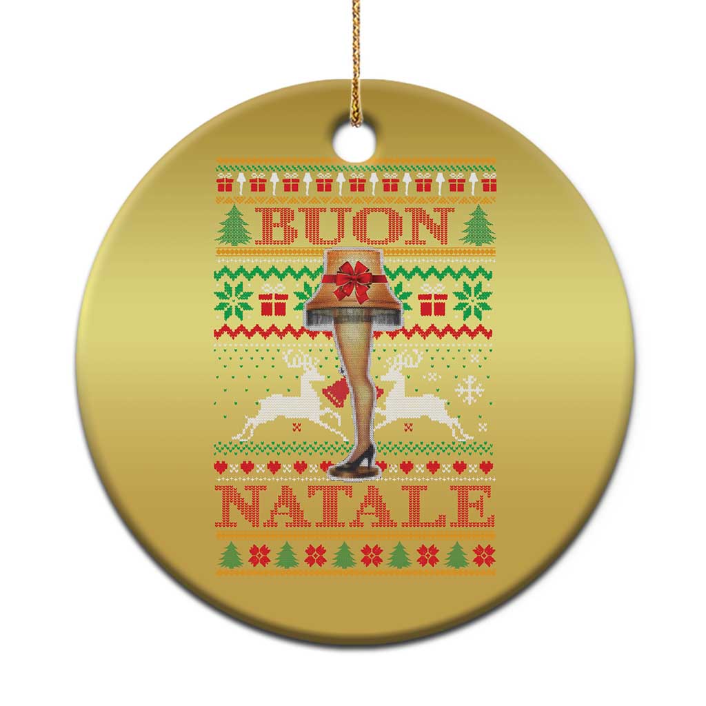 Funny Xmas Movie Christmas Ornament Buon Natale Lamp Italian Christmas - Wonder Print Shop