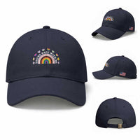 You're Safe With Me Baseball Cap LGBTQ Pride Ally Rainbow Heart