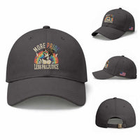 More Pride Less Prejudice Baseball Cap Pride Month LGBTQ Rainbow
