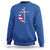 4th Of July Sweatshirt Christian Faith USA Flag Cross - Wonder Print Shop