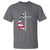 4th Of July T Shirt Christian Faith USA Flag Cross - Wonder Print Shop