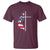 4th Of July T Shirt Christian Faith USA Flag Cross - Wonder Print Shop