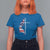 4th Of July T Shirt For Women Christian Faith USA Flag Cross - Wonder Print Shop