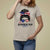 Fourth Of July T Shirt For Women All American Girl USA Flag Independence Day - Wonder Print Shop