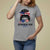 Fourth Of July T Shirt For Women All American Girl USA Flag Independence Day - Wonder Print Shop