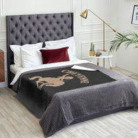 Cheyenne State Native American Cowboy Rodeo Throw Blanket